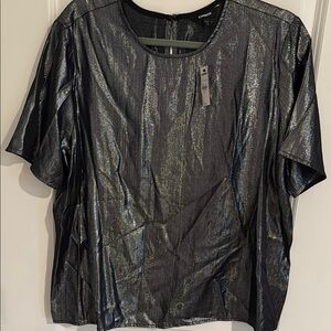 NWT Express Shimmering Black Top